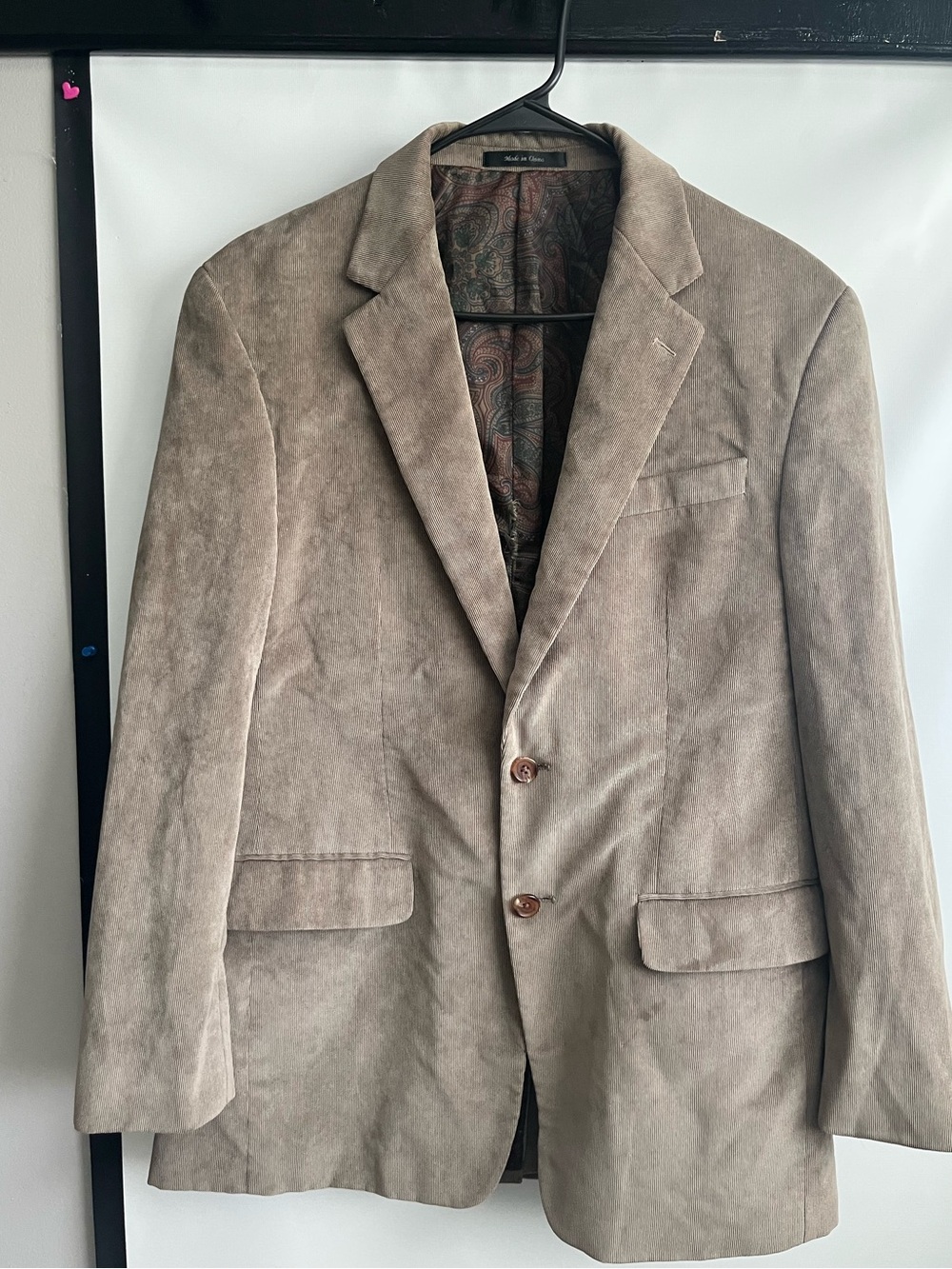 Ralph Lauren Taupe Suede Sport Coat